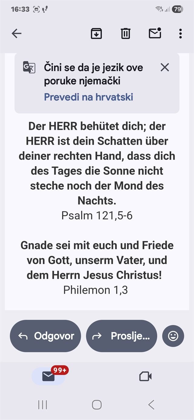 Odgovor gospodina Malla: Psalam 121,5–6 i Filemonu 1,3